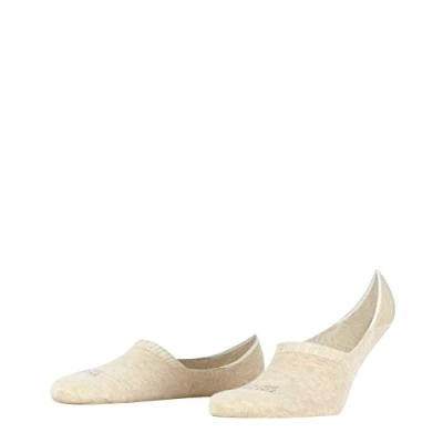 Immagine di FALKE Invisible Step High Cut M In cotone invisibili tinta unita 1 paio, Calzini fantasmini Uomo, Beige Sand Melange 4650, 47 50