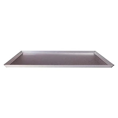 Immagine di Pentole Agnelli COAL149AL260 Teglia Rettangolare con Bordi Dritti, Altezza 2 cm, Alluminio, Spessore 1,5 Colore: Argento, Lamiera Alluminata, 60x40 cm