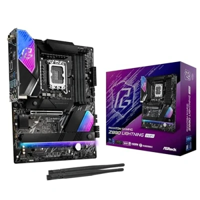 Immagine di ASRock Phantom Gaming Z890 Lightning WiFi Mainboard Attacco (PC) #####Intel® 1851 Fattore di forma (dettagli) ATX Chipset della scheda madre Intel®