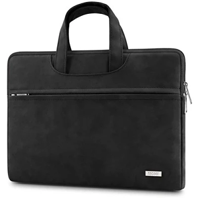 Immagine di TECOOL 13 13,3 Pollici Custodia PC Portatile per MacBook Air M2 M1 2022 2010,13 Pro 2012, 14 2021, Impermeabile morbide 13,5 surface laptop 4/3, Nero