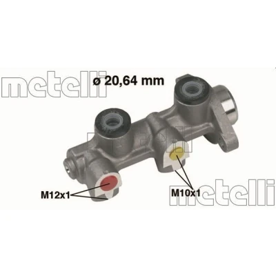 Immagine di METELLI 05 0190 Pompa Freno 20,64 Alluminio OPEL: Corsa B Hatchback, Astra F Caravan