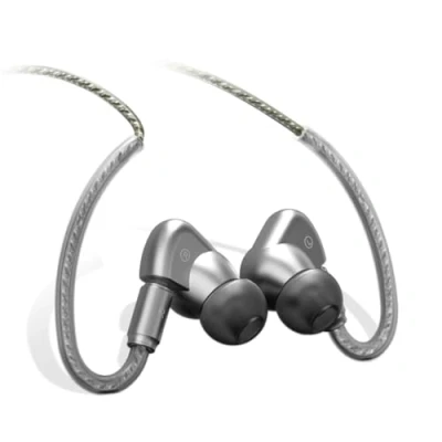 Immagine di SoundMAGIC E90C Auricolari con Filo e Microfono Conducente Doppio Coassiale In Ear Monitor Cuffie Stereo HiFi Over Earhooks cavo staccabile per l’audiofilo musicista