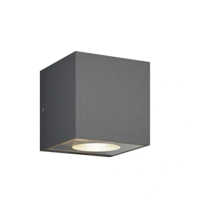 Immagine di Applique da esterni LED di Arcchio Tassnim, 12 cm, grafite, IP65