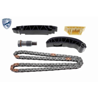 Immagine di VAICO V10 10018 BEK2 Kit Catena distribuzione con guide di scorrimento, tendicatena per albero a camme Simplex, chiusa EXPERT KITS +