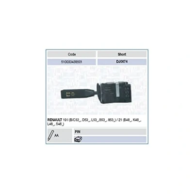 Immagine di MAGNETI MARELLI 510033438501 Devioluci RENAULT: 19 II Hatchback, 21 Sedan