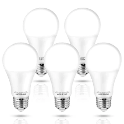 Immagine di Aigostar Lampadina LED E27 12W, Luce Bianca Fredda 6500K, 1170Lumen, Non Dimmerabile, Pacco da 5.
