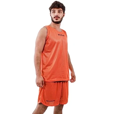 Immagine di GIVOVA KIT DOUBLE IN MESH ARANCIO/NERO Tg. XL