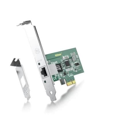 Immagine di ipolex Scheda di Rete Gigabit PCI Express Intel I210 T1Chip, Adattatore E Ethernet 1Gb, Low Profile Single RJ45 Port NIC Card per Windows Server, Linux, VMware ESX
