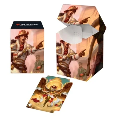Immagine di Ultra Pro MTG Murders at Karlov Manor 100+ Deck Box Nelly Borca, Accusatore Impulsivo per Magic: The Gathering carte con maniche, dimensioni adattarsi a di standard