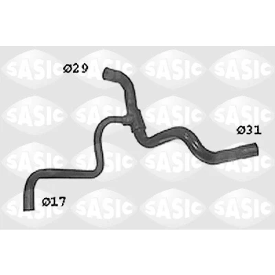 Immagine di SASIC SWH4295 Tubo Radiatore Sx in basso RENAULT: Megane I Grandtour, Scenic