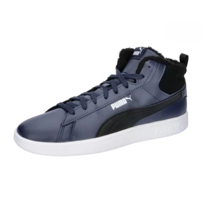 Immagine di Puma Smash 3.0 MID Unisex Sneakers alte, Taglia: 42.5, Navy/black/white pelle e finta