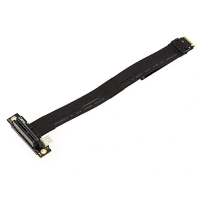 Immagine di KALEA INFORMATIQUE Adattatore riser di estensione per M2 PCIe NVMe M Key a x4 Female. Lunghezza 20 cm