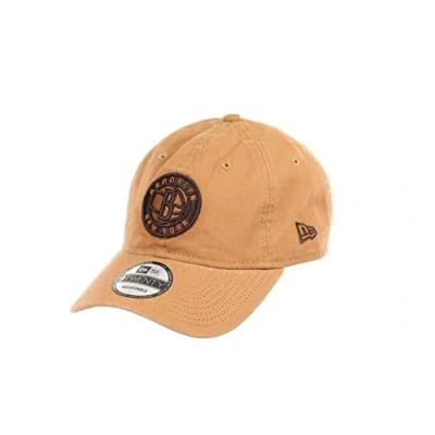 Immagine di New Era Brooklyn Nets NBA Team Brown 9Twenty Unstructured Strapback cap One Size