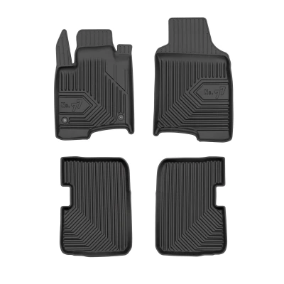 Immagine di FROGUM No. 77 77409934 Set tappetino Gomma anteriore e posteriore 4 nero Su misura FIAT: Panda III Hatchback