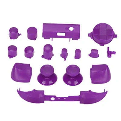 Immagine di Annadue Set Completo di Pulsanti per Series, Dpad Bumper Trigger RT LT RB LB ABXY Kit Riparazione Ricambio Series X e S(Viola)