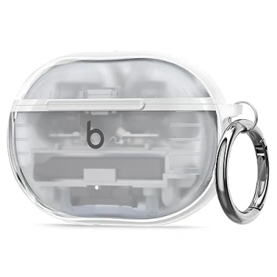 Immagine di Spigen Cover Ultra Hybrid Compatible con Beats Studio Buds and Plus + (2021/2023) Crystal Clear