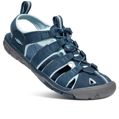 Immagine di Keen Clearwater CNX Sandali da trekking, Donna, Taglia: 38.5, Navy/blue glow Tessuto / sintetico