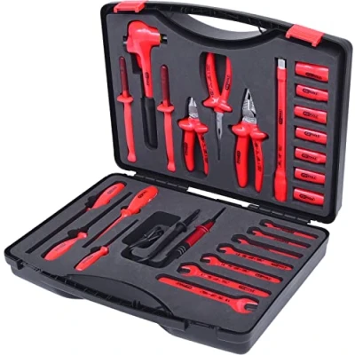 Immagine di KS Tools, Cassetta degli attrezzi, Set di attrezzi con utensili isolati, 26 pezzi. (26 pezzi)