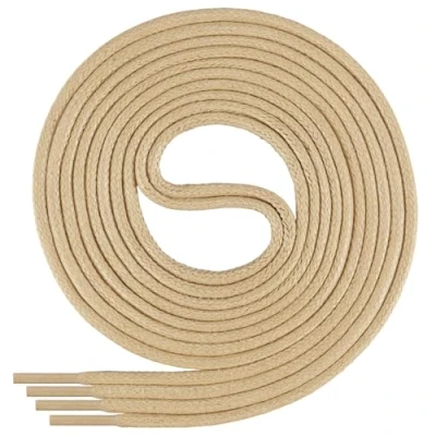 Immagine di Di Ficchiano, lacci cerati premium, rotondi per scarpe eleganti e in pelle, diametro 2 3 mm, lunghezza 45 120 cm, resistenti agli strappi, Adulti (unisex), Beige, 100 cm