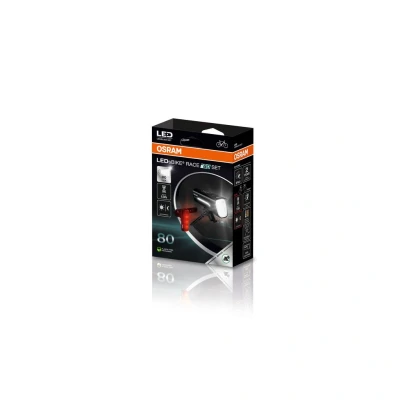 Immagine di OSRAM Kit illuminazione bicicletta RACE 80 SET LED (monocolore) a batteria ricaricabile Nero