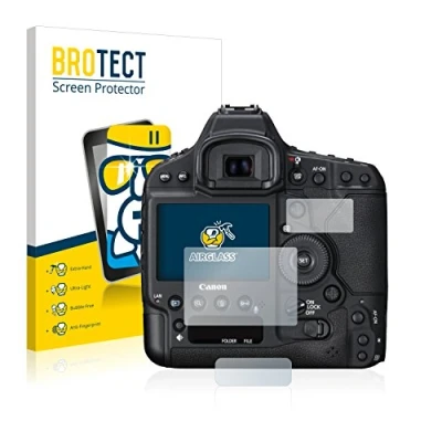 Immagine di brotect Pellicola Protettiva Vetro per Canon EOS 1D X Mark II Protezione Schermo [Durezza Estrema 9H, Chiaro]