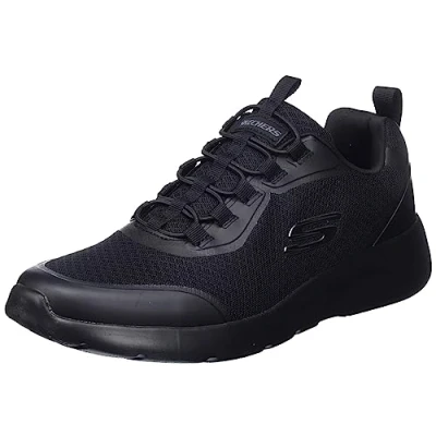 Immagine di Skechers 894133 Bbk, Scarpe da ginnastica Uomo, Nero Mesh Sintetico Trim, 42.5 EU