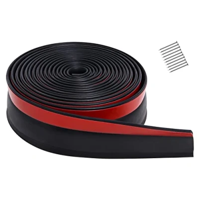 Immagine di Guarnizione per Porta di Garage, Universale Striscia Gomma Multiuso Parte Inferiore della Garage da Poweka (6 m)