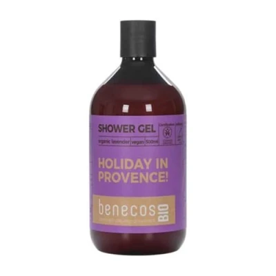 Immagine di BenecosBIO Gel doccia Lavanda Vacanze in Provenza vegano plastica riciclata