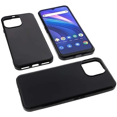 Immagine di foto kontor Custodia compatibile con cellulari Cubot P80 cover in gomma TPU di colore nero