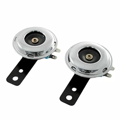 Immagine di Set di clacson ad aria doppia, 110 db, 12 V, sirena super forte, universale, per auto, furgoni, moto, barche