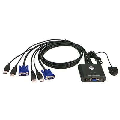 Immagine di ATEN CS22U AT 2 Porte Switch KVM VGA USB 2048 x 1536 Pixel