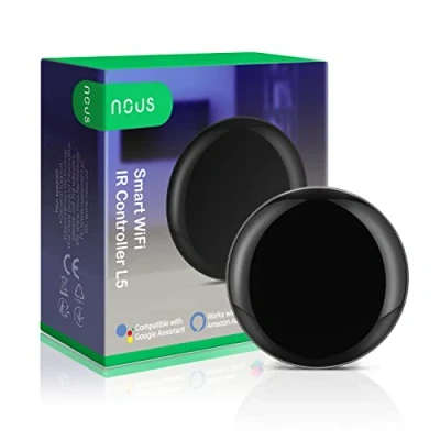 Immagine di NOUS L5 Tuya Smart Hub IR, dispositivi compatibili con Google Home Alexa, telecomando Wi Fi, Life, telecomando, trasmettitore Alexa a infrarossi, WiFi 2,4 GHz