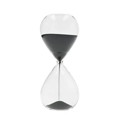 Immagine di MasterClass Timer / Clessidra con Sabbia Nera, da 3 Minuti, 6,5 cm x 16 (2.5&quot; 6.5&quot;)