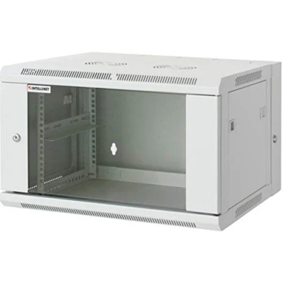Immagine di Intellinet 712026 Armadio rack di rete da 19 (L x A P) 600 770 550 mm 15 U Grigio (RAL 7035)