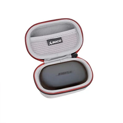 Immagine di RLSOCO Custodia per Bose QuietComfort Noise Cancelling Earbuds/Sport Earbuds Auricolari Bluetooth Completamente Wireless Argento