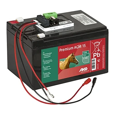 Immagine di Kerbl Power AGM 12 V, 15 Ah, con regolatore di carica e Ne