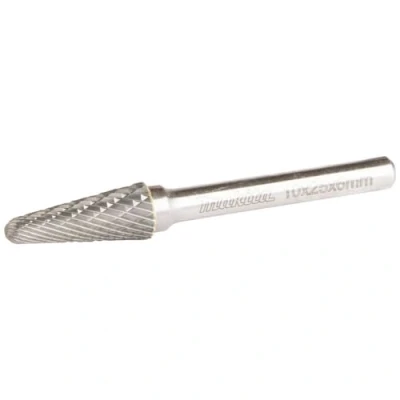 Immagine di Makita B 52819 Punta fresatrice Metallo temprato Cono rotondo Dimensione, Ø 10 mm Lunghezza operativa 25 Diametro albero 6 1 pezzo
