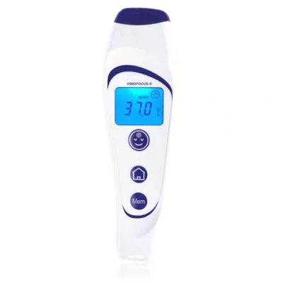 Immagine di TECNIMED VisioFocus 06400 Termometro medicale infrarosso Per la misurazione a distanza della temperatura Proietta sulla fronte bambini e adulti Made in Italy