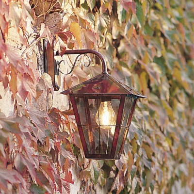 Immagine di Konstsmide Fenix Down 432 900 Lampada da parete per esterno a risparmio energetico, LED (monocolore) E27 100 W Rame