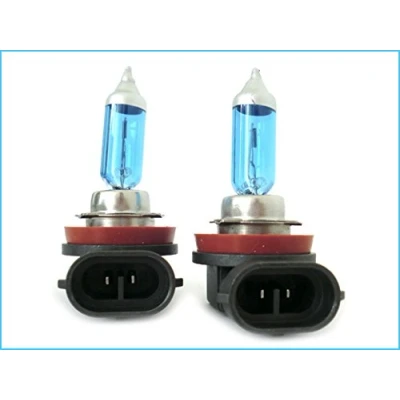 Immagine di CARALL 2 Pezzi Lampade Alogene 12V Bianche ad Effetto Xenon (H11 55W PGJ19 2)
