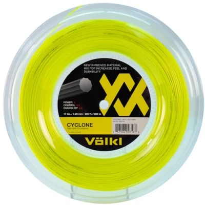 Immagine di Volkl Cyclone Corda da tennis 200 m, calibro 1,25 mm, colore: giallo