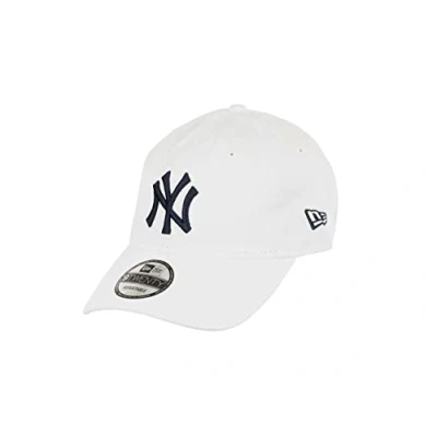 Immagine di New Era York Yankees MLB Team White Navy 9Twenty Unstructured Strapback cap One Size