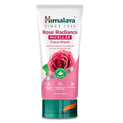 Immagine di Himalaya Rose Micellar Make Up Rimozione Viso Wash, Per Pelle Morbida e Luminosa, 150ml