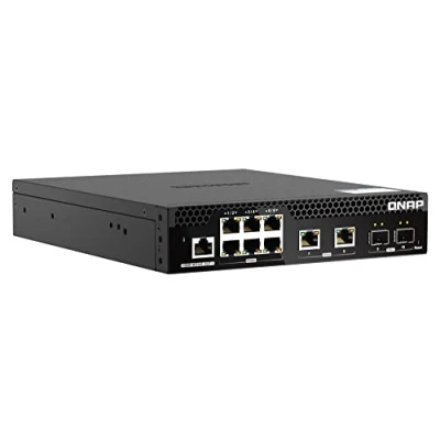 Immagine di QNAP QSW M2106R 2S2T 6 Port 2.5Gbps 2 Ports