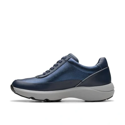 Immagine di Clarks Tivoli Zip, Scarpe da Ginnastica Donna, Navy Combi, 38 EU