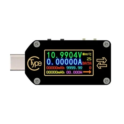 Immagine di Fasizi TC66C Tipo C Bluetooth PD Trigger USB Amperometro di Tensione Misuratore capacità Caricabatterie a 2 Vie App PC Tester