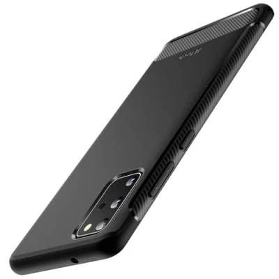 Immagine di JETech Ultra Sottile Cover per Samsung Galaxy S20 5G 2020, Magro Cellulare Custodia con Assorbimento degli Urti e Progettare in Fibra di Carbonio (Nero)