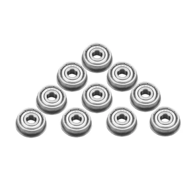 Immagine di Cuscinetti 10pcs F625ZZ a sfera flangiati doppia schermatura in miniatura 5 x 16 mm
