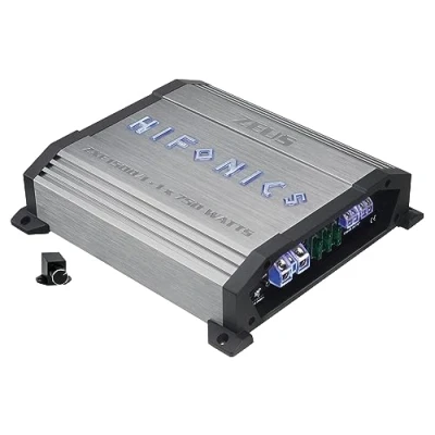 Immagine di Hifonics ZXE1500/1 750 Watt RMS Mono Digital Amplificatore Monoblock 12 V Auto Bass Subwoofer Telecomando