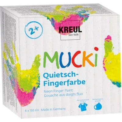 Immagine di Kreul 84118 Solo Goya Acrylic, Tubo da 100 ml in Giallo Verde, Vernice acrilica a Base d&#039;Acqua Versatile e cremosa, Asciugatura Rapida Opaca, Multicolor, 4 x 150